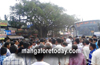 Protest by Nagarika Samithi : Buses off roads in Mudipu